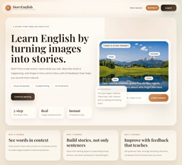 Story English project preview